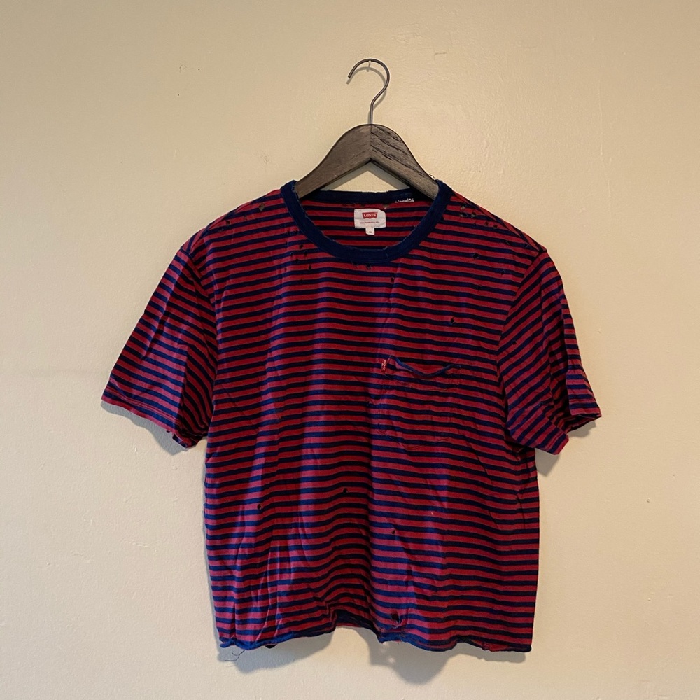 Levi’s striped one pocket shirt